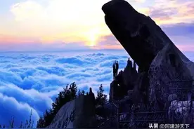 五岳应如何排名？谁是五岳之首？谁最没存在感？一比就能看的出来图片