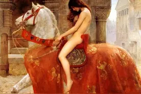 真正的高贵是来自内心的高贵——《马背上的戈黛瓦夫人》图片