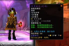 魔兽TBC：蓝装猎人50万金入手原罪披风，一趟太阳井78万G买7件BIS图片