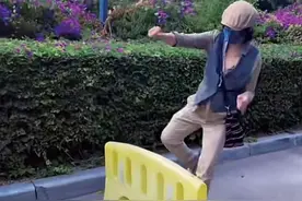 53岁斯琴格日乐街头跨栏！素颜回春似少女，臧天朔去世后至今单身图片