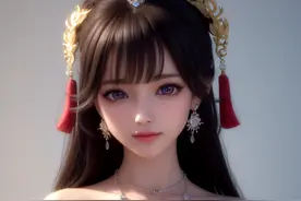 AI绘画，风情雅致的东方女性图片