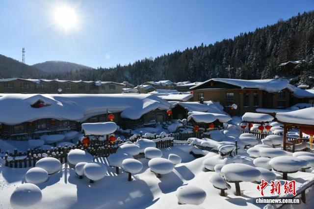 中国雪乡风景区开园 新增东北年货大集