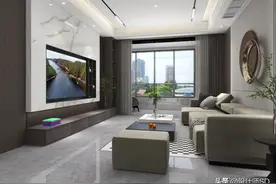 看到她家，进门就让人眼前一亮，尤其是客餐厅，实在让人赏心悦目图片