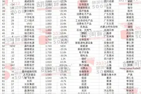 2022胡润中国500强出炉图片