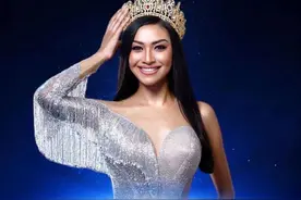 缅甸20岁选美小姐，在第71届环球小姐选美比赛中遗憾落榜图片