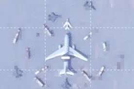 日本公开中国“大型预警机靶标”的照片：目标锁定明确，空自基地图片