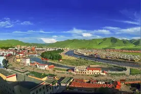 鹤立圣湖不观海，落地三千望蓬莱---走进中国锅庄之乡·七美碌曲图片