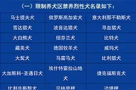 关于运城市限制养犬区禁养烈性犬、大型犬名录及盐湖区限制养犬区划定范围的通告图片