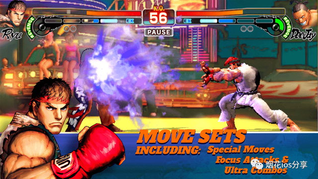 苹果ios游戏推荐【街头霸王4 Street Fighter IV CE】回到红白机年代
