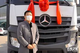 百公里油耗仅26.3L，山东首台国产奔驰Actros车主直言很惊喜图片