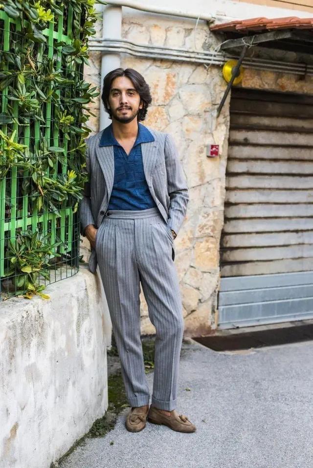 长发,络腮胡,身高只有1米7,看这位"矮个绅士"如何穿西装?