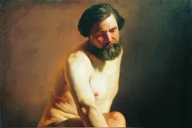 俄罗斯油画艺术欣赏：《Model》图片
