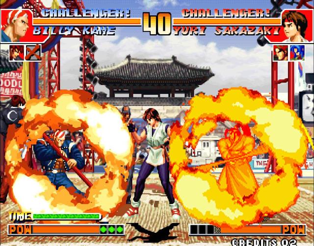 经典街机《饿狼传说》怪不得东丈没女朋友，原来训练时被鳄鱼咬了