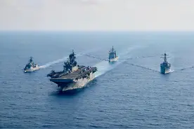 美舰分两路进南海后，又称中国南海主张“非法”，汪文斌精彩反击图片