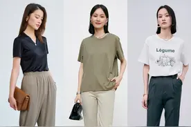 夏天穿“T恤”很百搭，但要选对款式、配对下装才更时髦好看图片