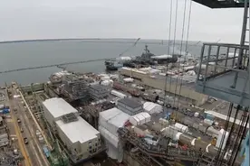 6艘航母同时施工，创下30年最高纪录，美国造船厂也“下饺子”？图片