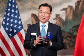 新任中国驻美大使抵美履新：为捍卫中国利益增进中美交流合作而来图片