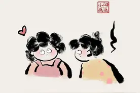 小闲画画：妈妈，我好爱你呀图片