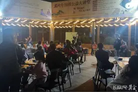 邯郸魏县：街心公园开办围棋公益大讲堂图片