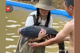 李维刚最赚一次包塘：47斤大鱼说送就送，老板娘看刚哥眼神都拉丝图片