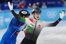 来自匈牙利的“东北小伙”，短道速滑刘少昂，实力与颜值并存选手图片