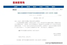 医疗机构设置规划指导原则（2021-2025年）图片