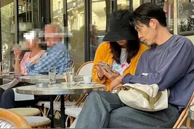 金宇彬申敏儿巴黎被偶遇，相恋七年甜蜜如初恋，颜值超高好般配图片