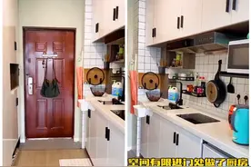 一位姑娘，将30㎡超小户型重新装修，塞下1室1厅1厨1卫，真太牛了图片