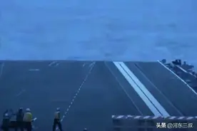 兼顾四五代机，辽宁舰轮挡面积加宽，歼35滑跃起飞已经是事实图片