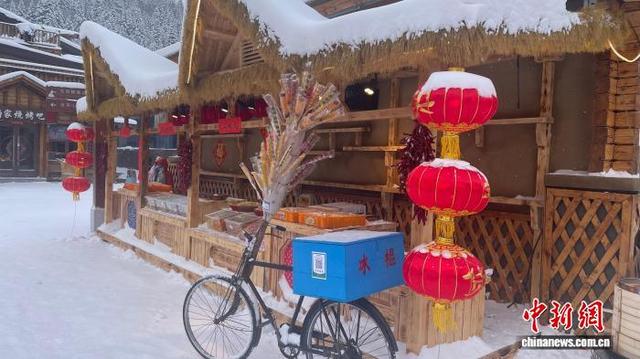 中国雪乡风景区开园 新增东北年货大集