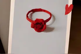 三秒就能学会的浪漫玫瑰花戒指教程 ​​​图片