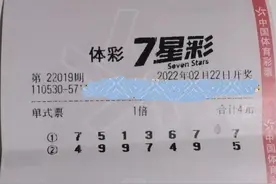 七星彩019期图片