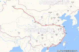 这条高铁5900公里,从大西北到海南岛,正线竟然全程贯通,想不到吧?图片