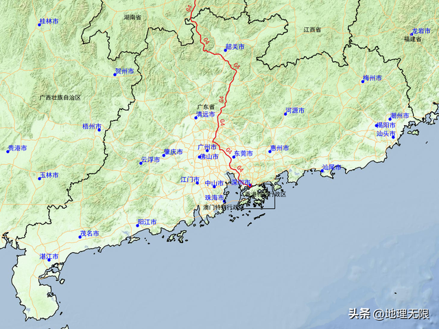 高清地图详解广东省高速公路（国家高速篇）