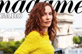 伊莎贝尔·于佩尔《Madame Figaro》封面大片，潇洒俏皮优雅强大图片