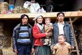 2005年，为照顾3个侄子，哥哥娶弟媳，3年后生下1女，可惜是残疾图片