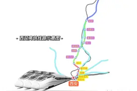 陕西省新建西延高铁西安至铜川段的线路走向图片