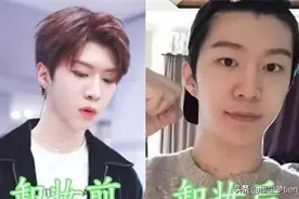 爱豆“卸妆前VS后”，肖战颜值高，看到赖冠霖：白到发光图片
