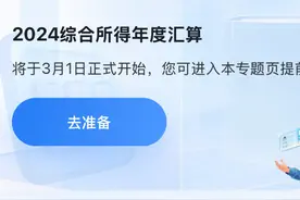 @纳税人！2024年度个税汇算明日起预约图片