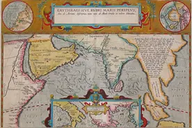 古罗马地图中的丝绸之路图片