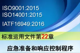 应急准备和响应控制程序——ISO9001/ISO14001/IATF16949 程序22图片