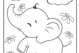 涂色书10套全——动物涂色书40页图片