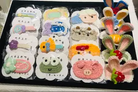 摆摊手工发夹，你知道一天能卖多少钱吗图片