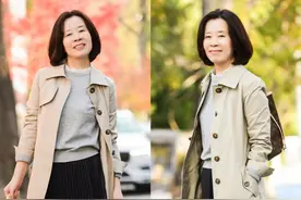这才是大龄退休女性穿搭，简约大方不浮夸，发型利落精神好图片