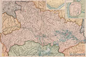 1917年，湖北省老地图，精确到村镇，快看看有您老家吗？图片