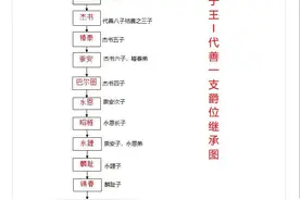铁帽子王-代善一支爵位继承图图片