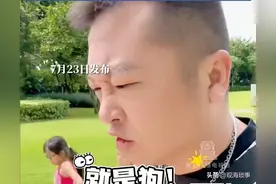 奶爸吐槽带孩子旅游太累，戏称“做狗”，网友：年年做狗年年带图片