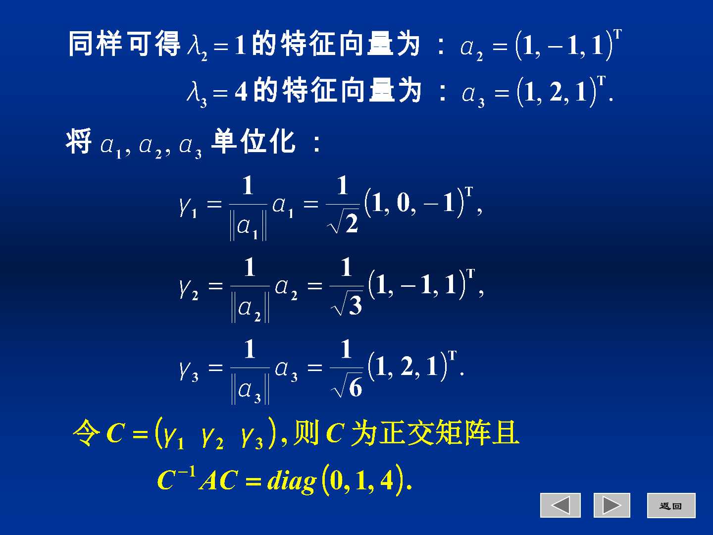 线性代数 5.4.3 实对称矩阵的相似对角化插图17 线性代数 5.4.3 实对称矩阵的相似对角化