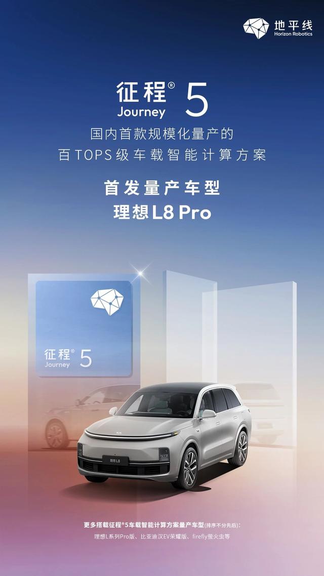 国内首家，地平线征程车载智能计算方案量产即将突破1000万套