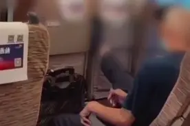 高铁上又起风波！河南一大爷狂踹前排座椅，律师：会不会被拘留，要看大爷年龄是否达到70岁图片